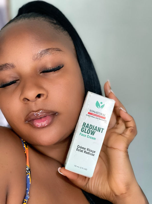 Radiant glow face cream